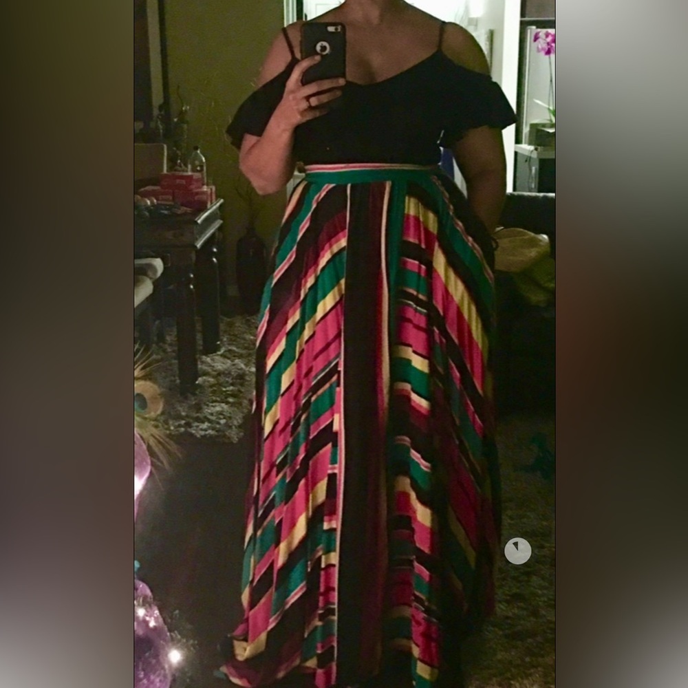 Vibrant Multicolor Maxi skirt